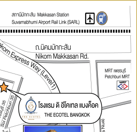 The Ecotel Bangkok Map